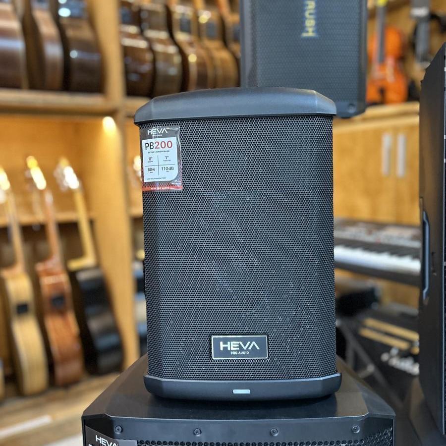 BAFLE ACTIVO - Heva Pro Audio - 8" 80W RMS - 4 CANALES 2 DRIVERS