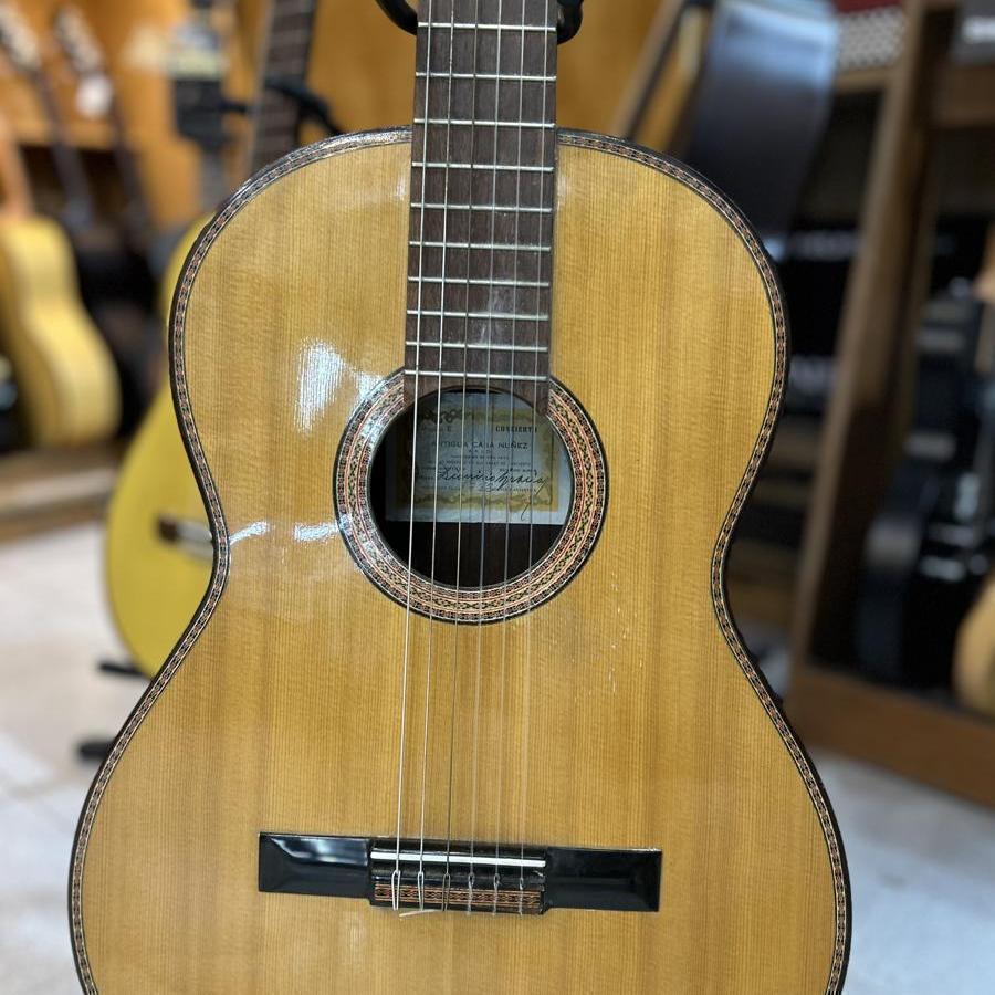 GUITARRA ANTIGUA CASA NUÑEZ "E" CONCIERTO 1982 FIRMADA - Funda Music Area RB10