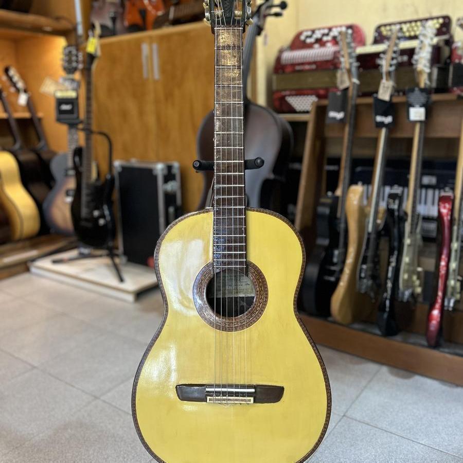 GUITARRA ANTIGUA CASA NUÑEZ "EXPOSICION 6807" 1963 FIRMADA - Funda MusicArea RB10